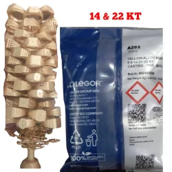 Legor A202 14k&22k  Master Alloy For Yellow Gold Casting